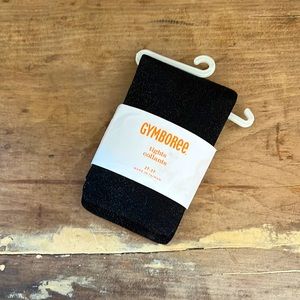 Gymboree , black sparkly tights size 2T 3T NWT